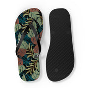 Tropical Paradise Flip Flops - Comfortable Summer Sandals for Beach Days