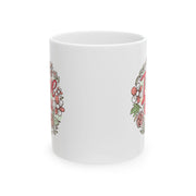 Floral Love Ceramic Mug - Perfect Gift for Coffee Lovers