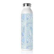 Elegant Floral Slim Water Bottle - Stylish and Eco-Friendly Hydration
