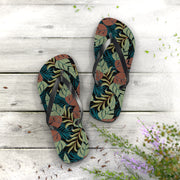 Tropical Paradise Flip Flops - Comfortable Summer Sandals for Beach Days