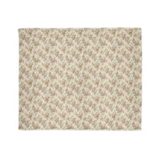 Cozy Floral Soft Polyester Blanket for Relaxation and Home Decor