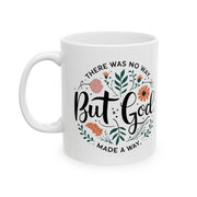 Inspirational Floral Ceramic Mug - 11oz & 15oz - Perfect for Coffee Lovers