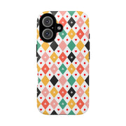 Colorful Playing Card Pattern Tough Case for iPhone