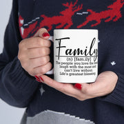 Family Definition Ceramic Mug - Gift for Loved Ones