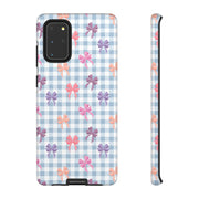 Cute Bow Pattern Tough Samsung Galaxy Phone Case - Stylish Protective Cover for Everyday Use