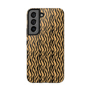 Wild Tiger Print Tough Phone Case - Stylish and Durable