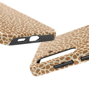 Giraffe Print Tough Phone Case for Animal Lovers