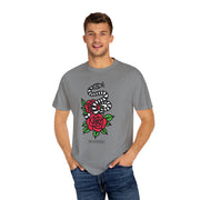 Devotree Snake & Roses Unisex Garment-Dyed T-Shirt