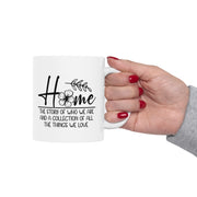Cozy Home Ceramic Mug - Perfect Gift for Housewarmings & Everyday Use