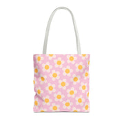 Cute Daisy Print Tote Bag for Spring Outings