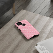 Pink Heart Pattern Tough Google Pixel Phone Case - Cute and Durable Protection