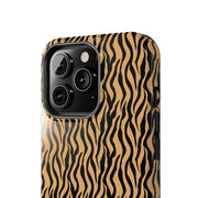 Wild Tiger Print Tough Phone Case - Stylish and Durable