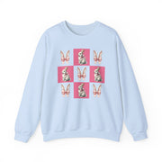Spring Bunny Crewneck Sweatshirt | Cute Pastel Design for Easter & Everyday Comfort