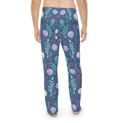 Ocean-Inspired Men's Pajama Pants - Sea Shells & Coral Design