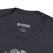 Eco-Friendly Nature Art Unisex Jersey Tee - Botanical Design