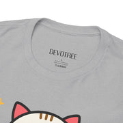 Cute Cat Printed Unisex Heavy Cotton Tee