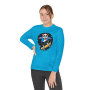 Youth Skateboarding Panda Long Sleeve Tee - Fun and Sporty Design for Active Kids