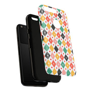 Colorful Diamond Pattern Google Pixel Phone Case - Tough Cases
