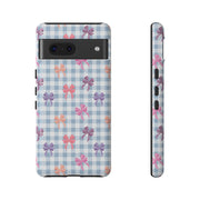 Bow-Patterned Google Pixel Phone Case - Stylish Protection for Your Device