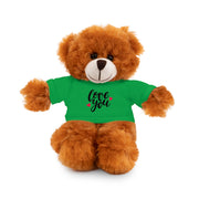 Cute Stuffed Animal with 'Love You' Tee - Perfect Gift for Kids and Beloved Ones