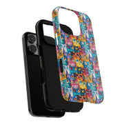 Playful Cat iPhone Case - Tough & Colorful Design