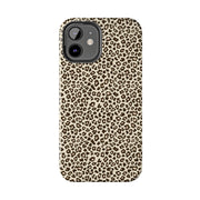 Leopard Print Tough Phone Case - Stylish & Durable Protection