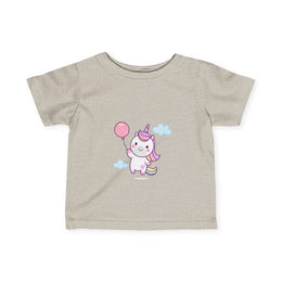 Cute Unicorn Infant Tee with Balloon - Perfect Gift for Birthdays and Celebrations