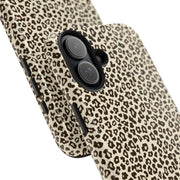 Leopard Print Tough Phone Case - Stylish & Durable Protection