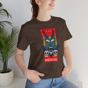 Merge Graphic Unisex Jersey Tee - Bold Skull & Monster Design
