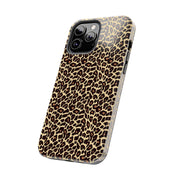 Leopard Print Tough Phone Case - Stylish & Durable Protection for Your Device