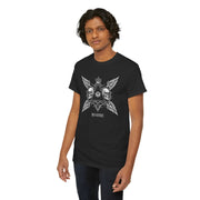 Devotree Skull Wings Unisex Heavy Cotton Tee - Edgy Graphic T-Shirt for Alternative Lifestyle
