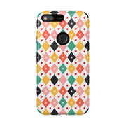 Colorful Diamond Pattern Google Pixel Phone Case - Tough Cases