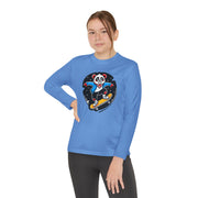 Youth Skateboarding Panda Long Sleeve Tee - Fun and Sporty Design for Active Kids