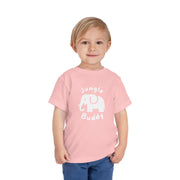 Jungle Buddy Toddler Tee - Cute Elephant Graphic T-Shirt for Kids