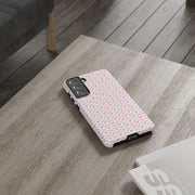 Stylish Samsung Galaxy Phone Case with Pink Ribbon Design