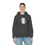 Cute Cat Music Lover Hoodie - Unisex Heavy Blend™ Sweatshirt
