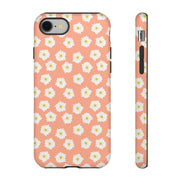 Floral Tough Phone Case with Daisy Design