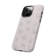 Floral Tough iPhone Case - Durable Protection with Elegant Design