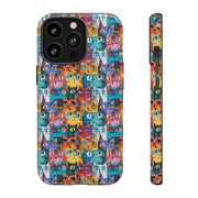 Playful Cat iPhone Case - Tough & Colorful Design