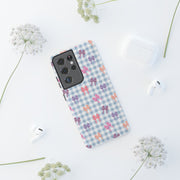 Cute Bow Pattern Tough Samsung Galaxy Phone Case - Stylish Protective Cover for Everyday Use