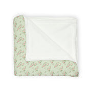 Cozy Floral Soft Polyester Blanket - Perfect for Home Décor and Gifting