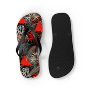 Tropical Print Flip Flops - Summer Vibes Sandals for Beach Lovers
