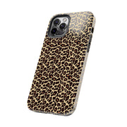Leopard Print Tough Phone Case - Stylish & Durable Protection for Your Device