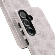 Floral Tough Samsung Galaxy Phone Case - Durable Design for Nature Lovers