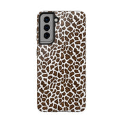 Stylish Leopard Print Tough Phone Case - Durable Protection for Your Device