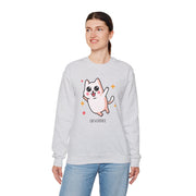 Cute Cat Graphic Unisex Crewneck Sweatshirt - DEVOTREE
