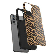 Wild Tiger Print Tough Phone Case – Durable Protection for Adventurers