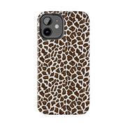 Stylish Leopard Print Tough Phone Case - Durable Protection for Your Device