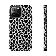Stylish Cow Print Tough Phone Case - Durable Protection for Animal Lovers