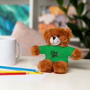 Cute Stuffed Animal with 'Love You' Tee - Perfect Gift for Kids and Beloved Ones